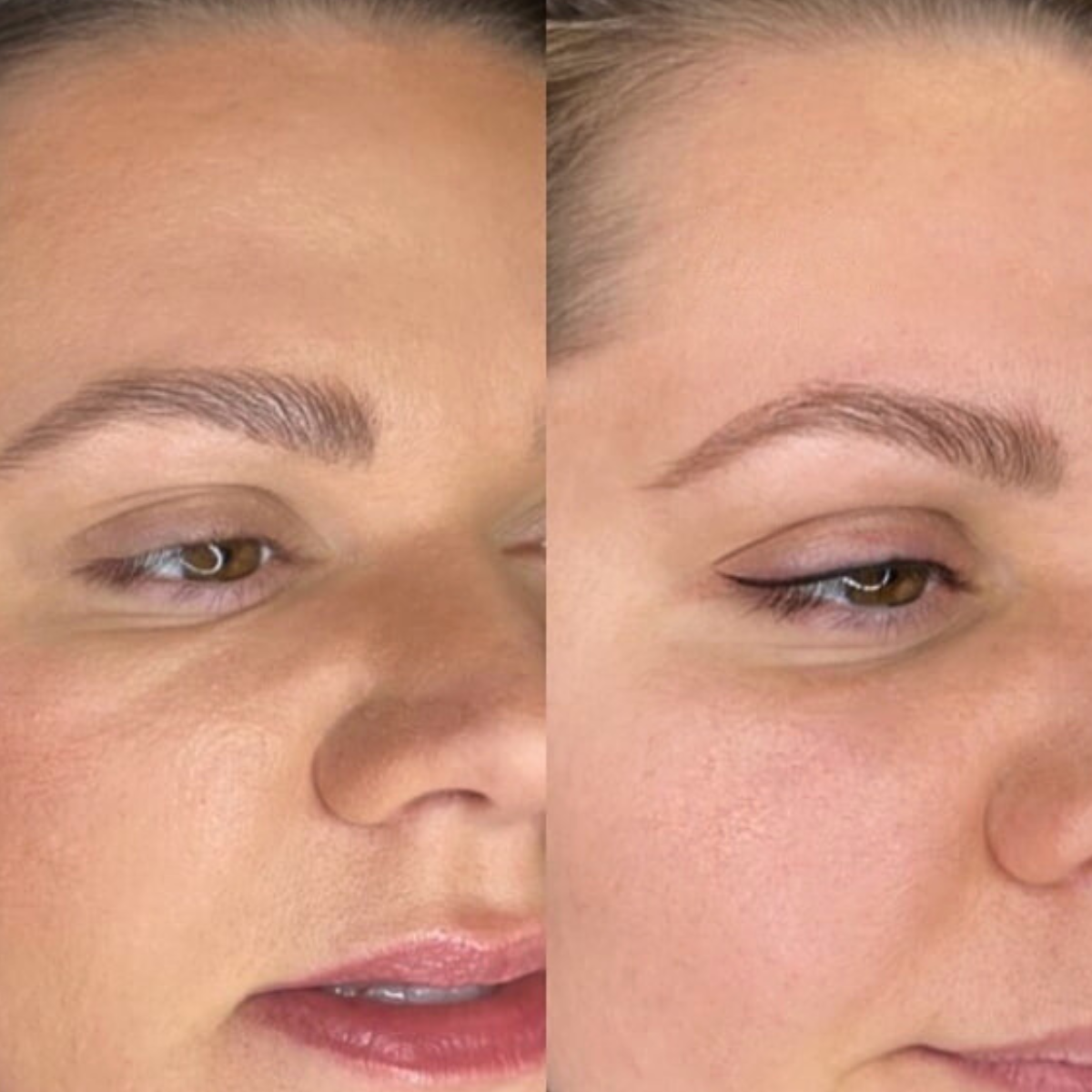 Permanent eyeliner på øvre øyelokk, utført hos Eternal Sign i Fredrikstad