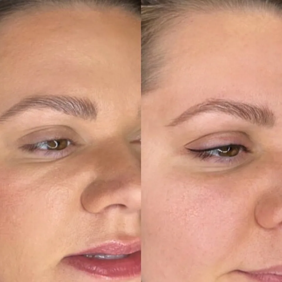 Permanent eyeliner på øvre øyelokk, utført hos Eternal Sign i Fredrikstad